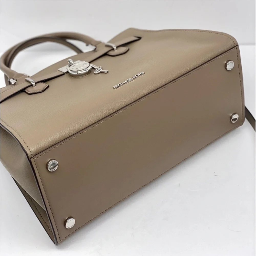 Michael Kors Hamilton Medium Satchel Crossbody Bag Dusk Color